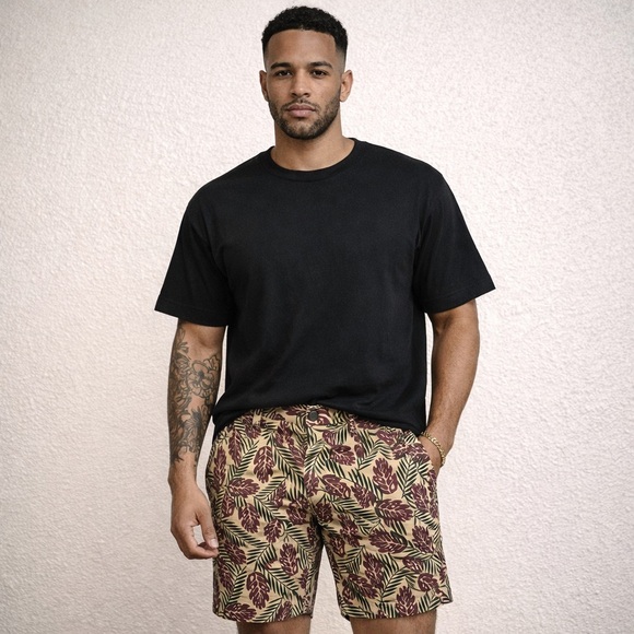 Kayden K Other - Kayden K Men's Tropical Leaf Shorts Size 30